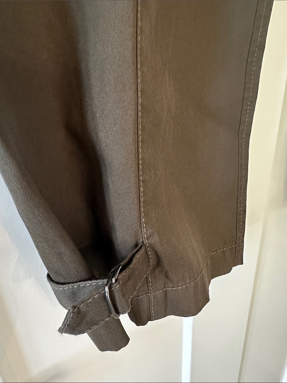 Nordstrom Signature Olive Green Utility Cargo Ankle Pants - Picture 2 of 7